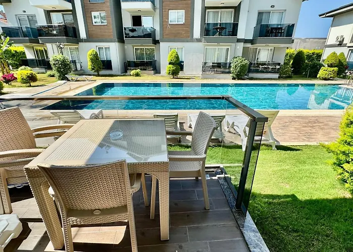 With Large Pool In Fethiye