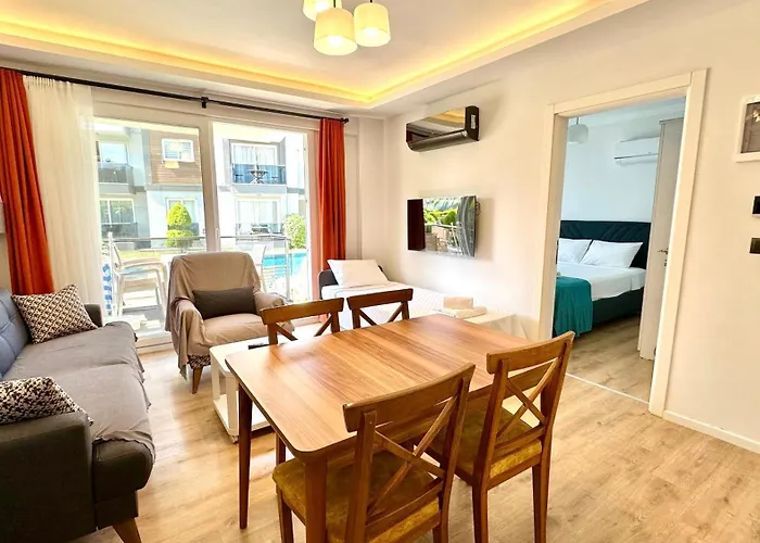 With Large Pool In Fethiye